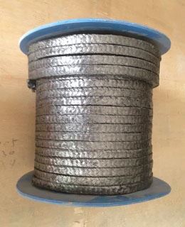 Asbestos Gland Packing with white metal wire manufacturer in india