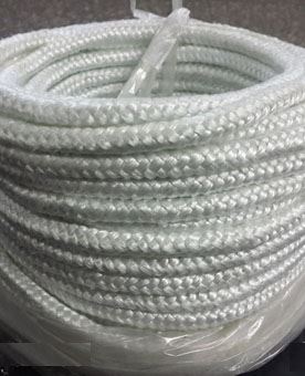 Braided Gland Packing Glass Fibre Ropes Manufacturer in India