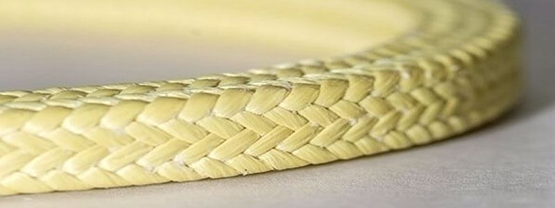 Non Asbestos Yellow Aramid Braided Gland Packing Manufacturer, Supplier & Stockist in India