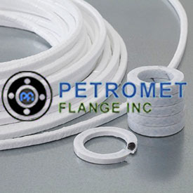 Non Asbestos White Square PTFE Braided Gland Packing Supplier in India