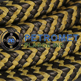 PTFE / Aramid in Zebra Braided Packing Supplier in India